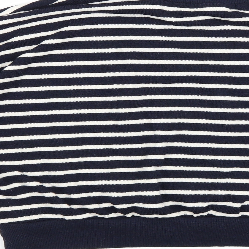 Primark Womens Blue Striped Pullover Jumper Size S