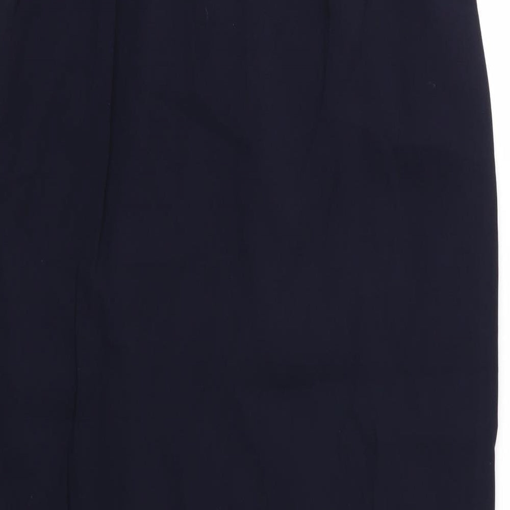 Talbots Womens Blue Chiffon Straight & Pencil Skirt Size 8
