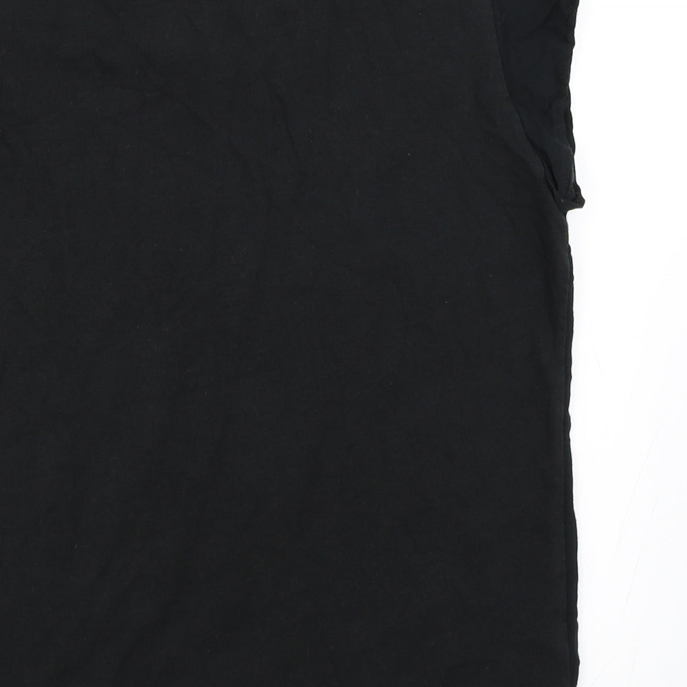 Spirit Womens Black Basic T-Shirt Size S