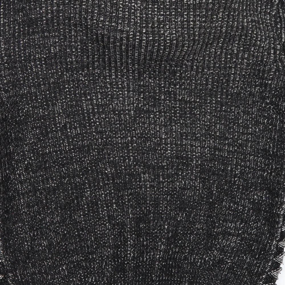 John h Mens Black Pullover Jumper Size S