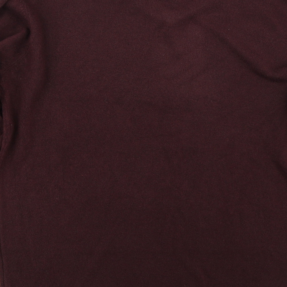 Easy Mens Brown Pullover Jumper Size S
