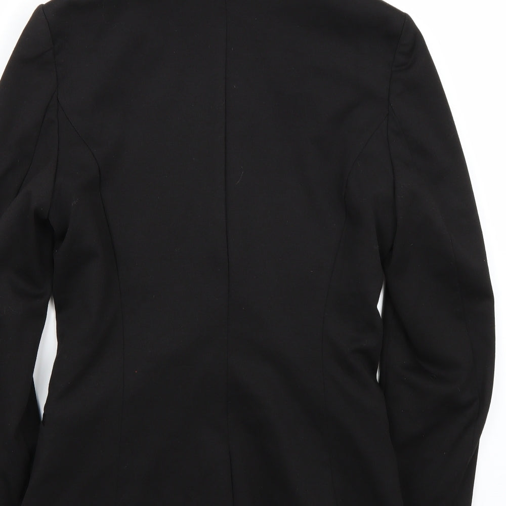 H&M Womens Black Jacket Suit Jacket Size 6