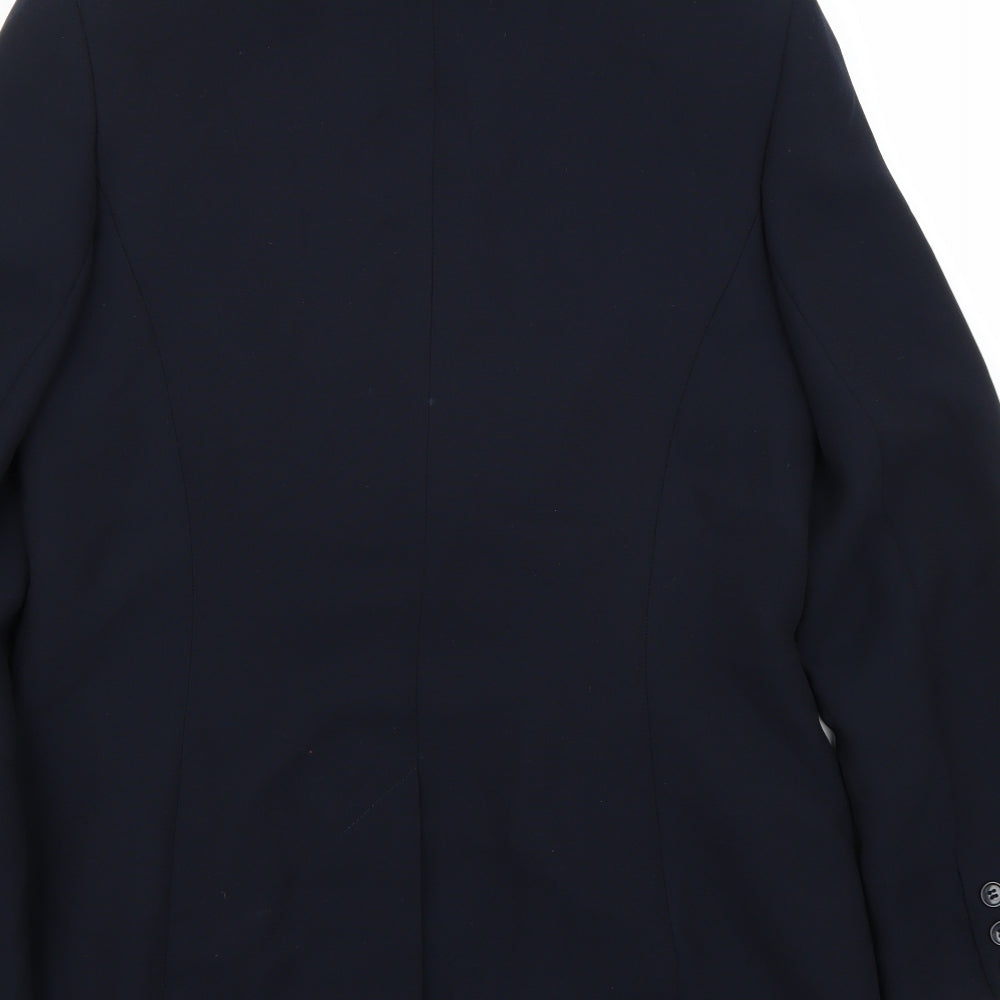 George Womens Blue Jacket Blazer Size 12