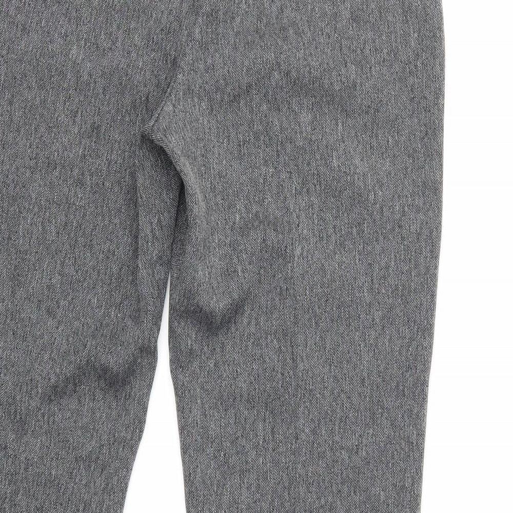 Dorothy Perkins Womens Grey Trousers Size 10 L25 in