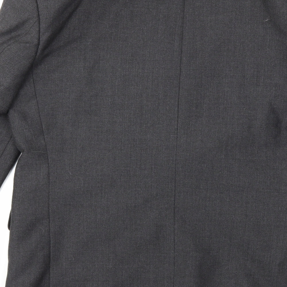 Copperstone Mens Grey Jacket Suit Jacket Size 40