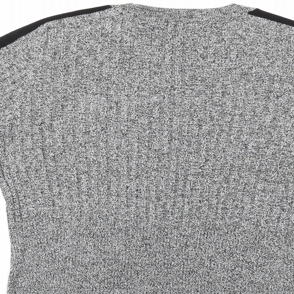 Marks and Spencer Womens Grey Knit Pullover Jumper Size 18