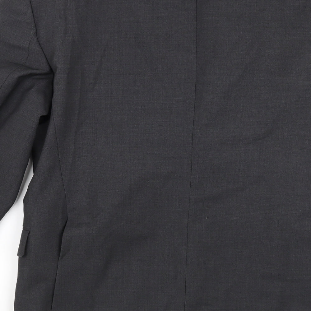 Zara Mens Grey Jacket Suit Jacket Size M