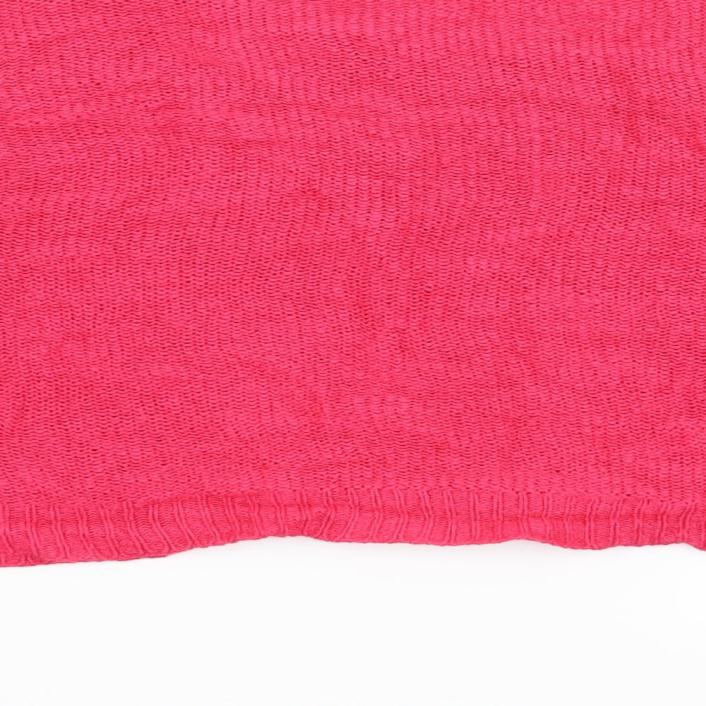 H&M Womens Pink Pullover Jumper Size 6