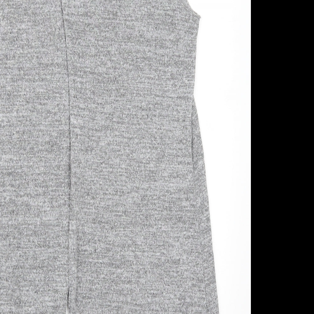 Preworn Womens Grey Tunic T-Shirt Size 12