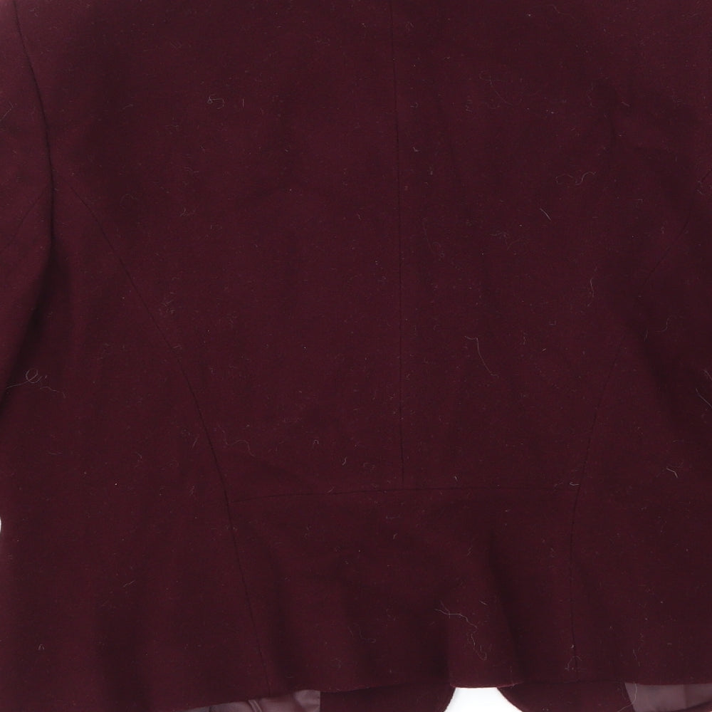 Alex & Co Womens Purple Jacket Size 16
