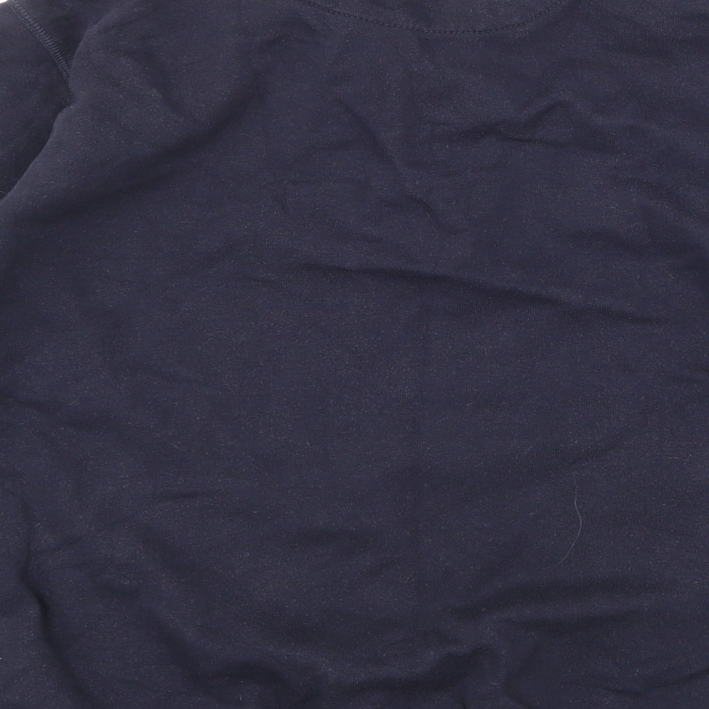 Lincoln Mens Blue Pullover Hoodie Size M