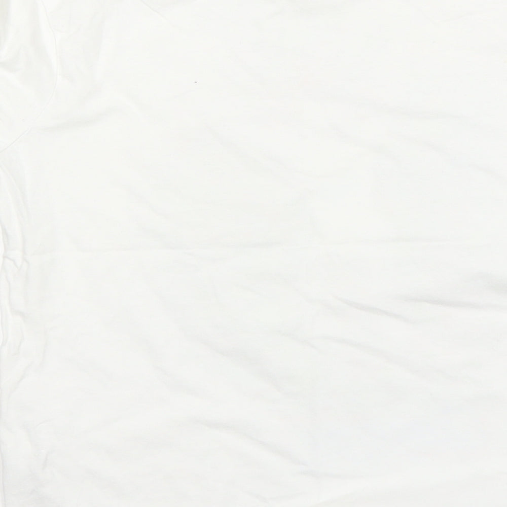 George Boys White Basic T-Shirt Size 9 Years