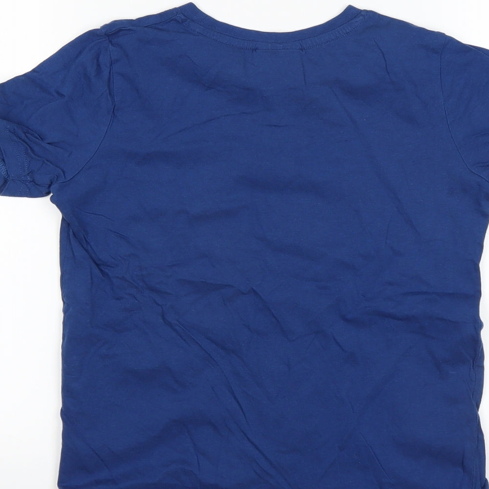 uefa Boys Blue Basic T-Shirt Size 9-10 Years - england