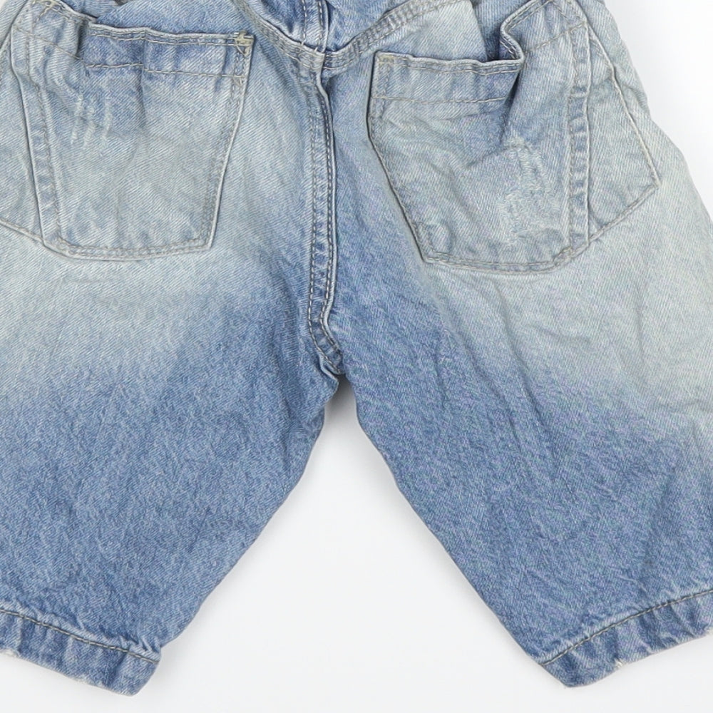 Preworn Boys Blue Cargo Shorts Size 8 Years