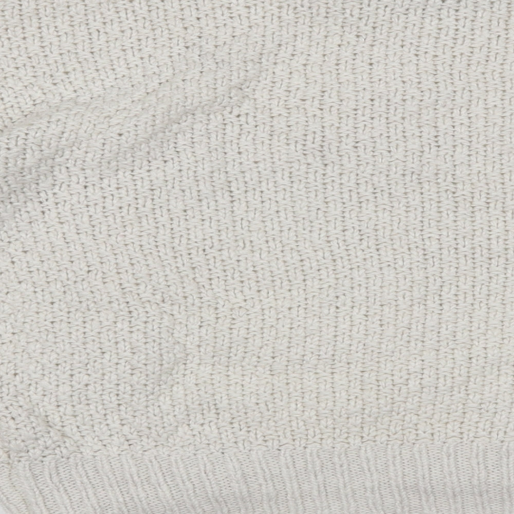 Primark Womens White Pullover Jumper Size 10