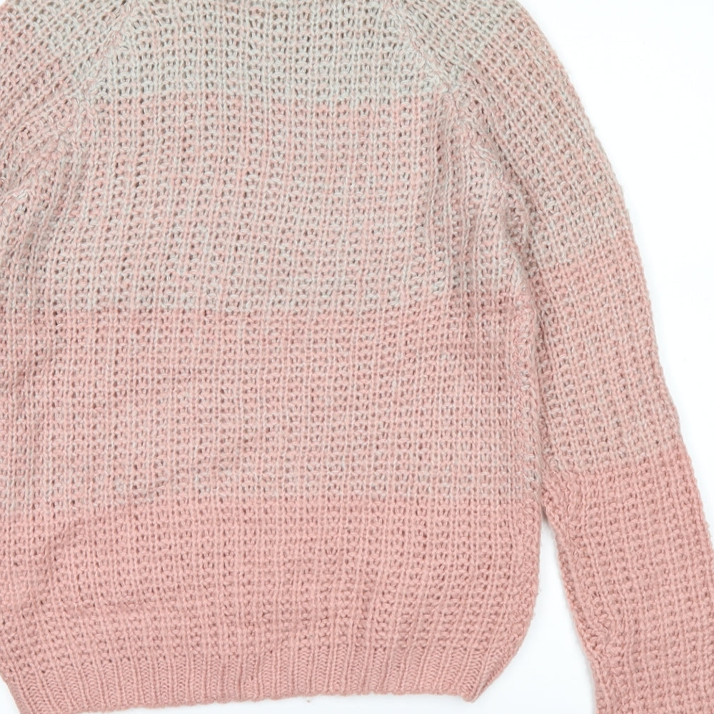 Red London Womens Pink Pullover Jumper Size S