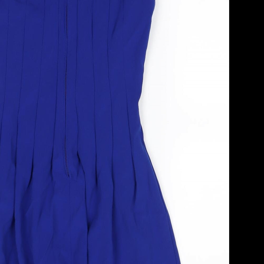 H&M Womens Blue Fit & Flare Size 8