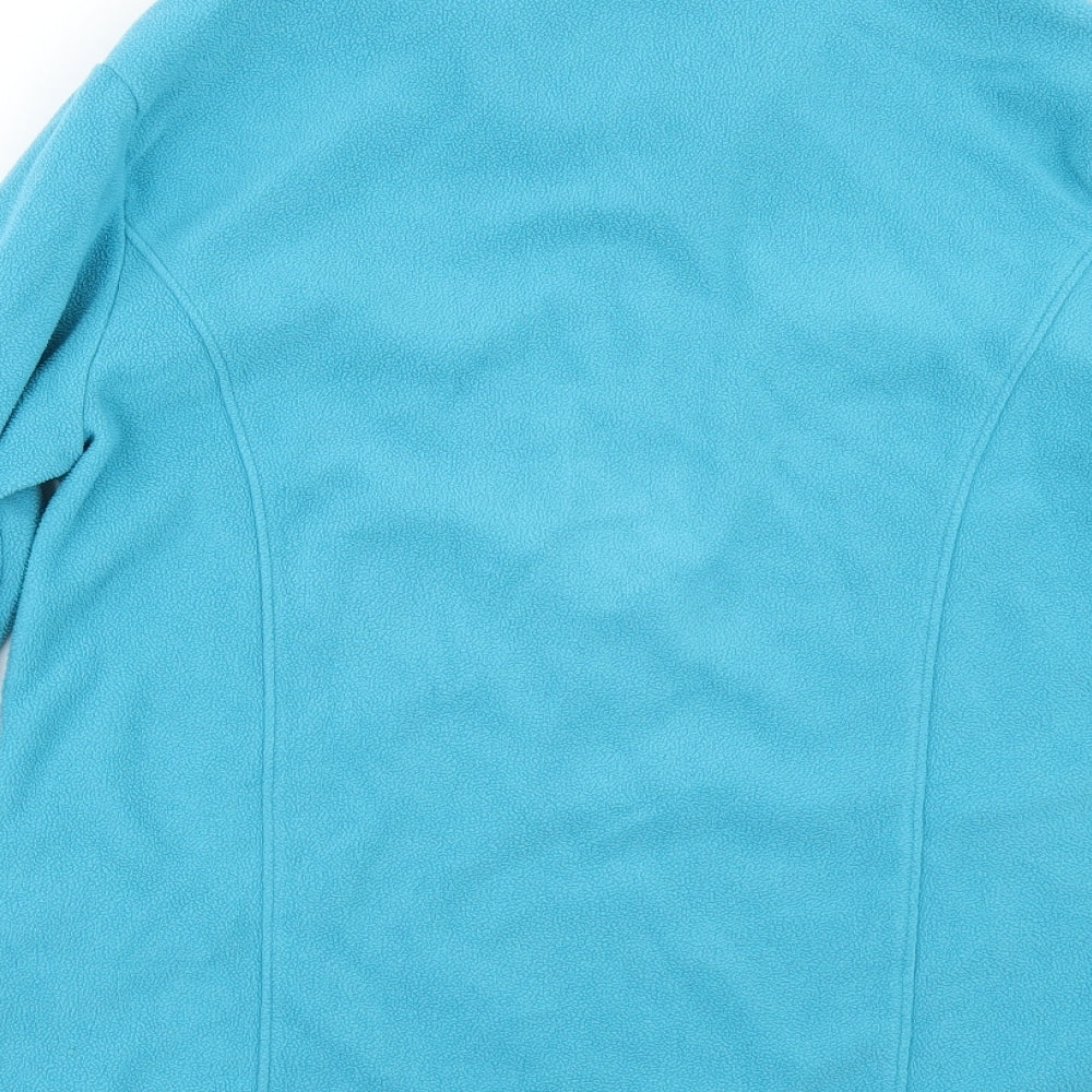 STILL WATER Womens Blue Fleece Jacket Size L