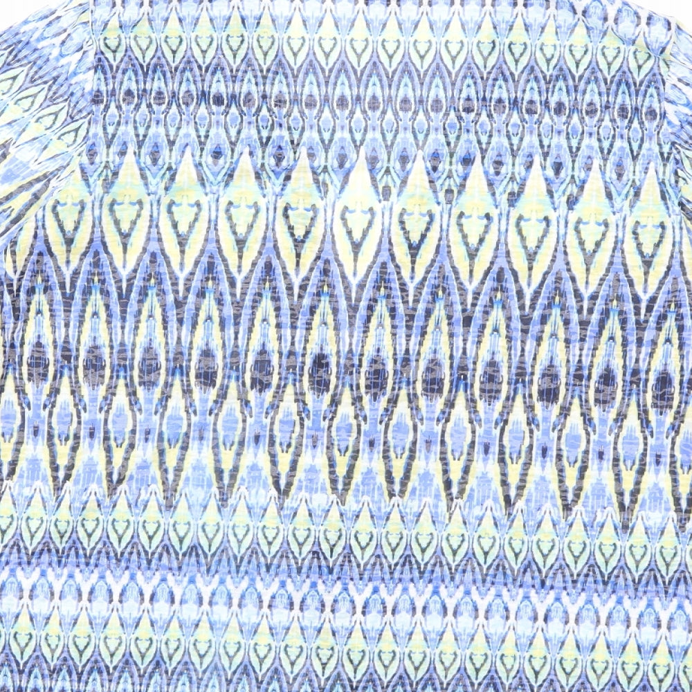 M&Co Womens Blue Cardigan Jumper Size 10