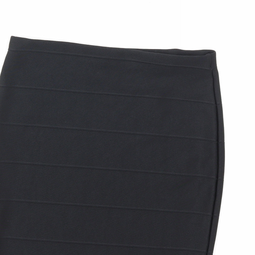 Missguided Womens Black Mini Skirt Size 10