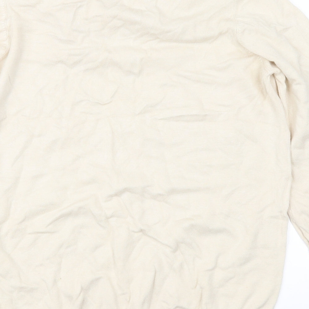 Marks & Spencer Womens Ivory Pullover Jumper Size 16