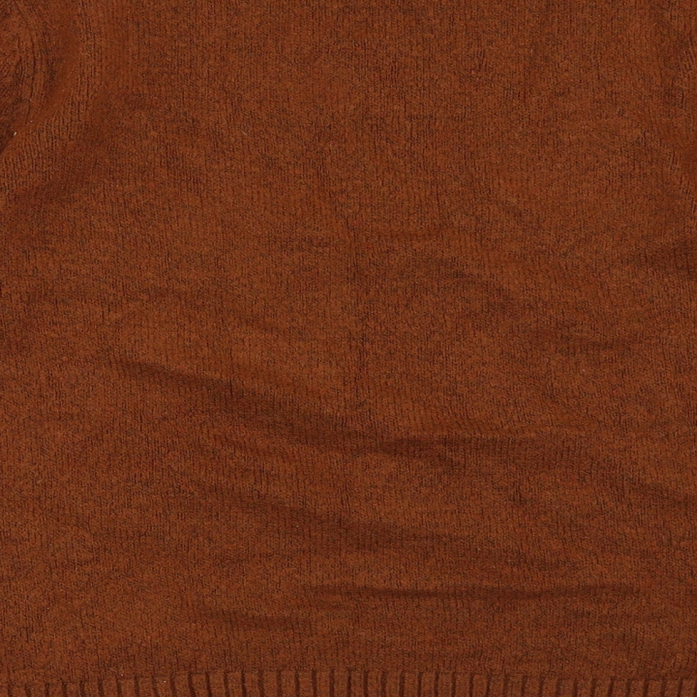 Preworn Womens Orange Pullover Jumper Size L