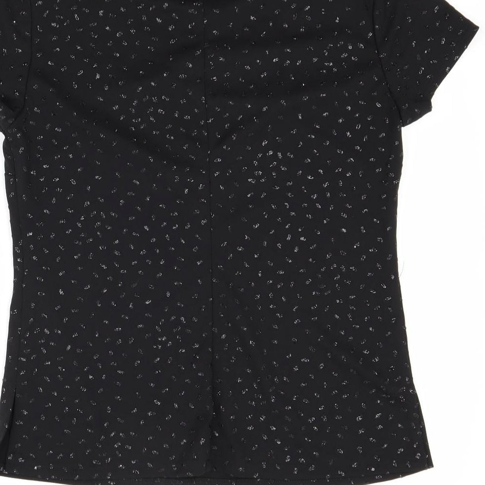 BHS Womens Black Basic Blouse Size 12