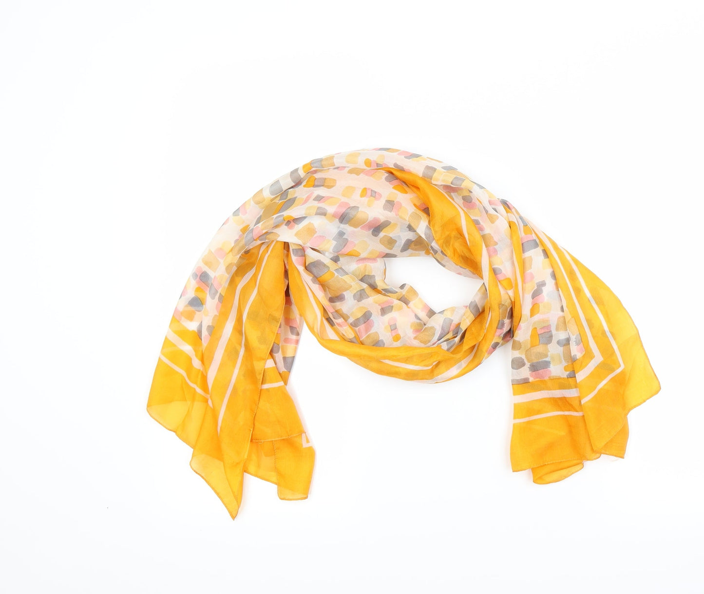 Preworn Womens Yellow Scarf