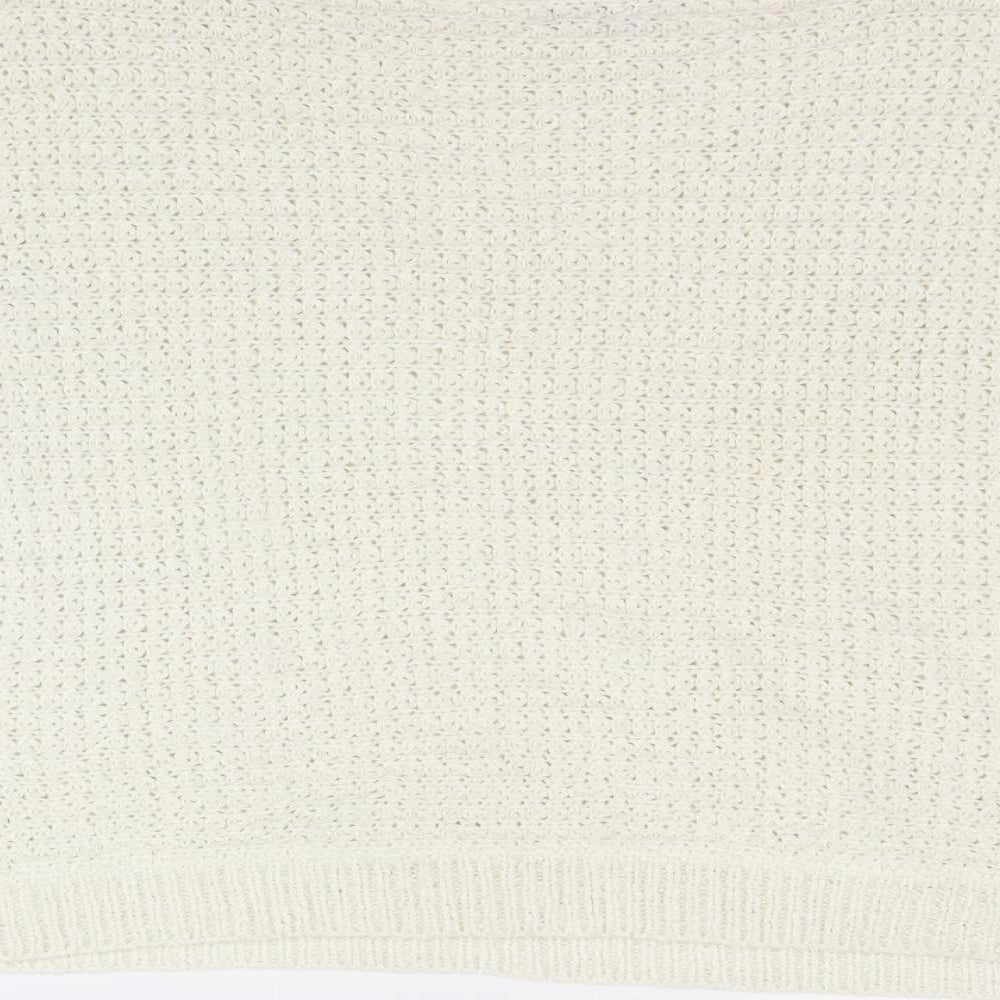 TU Womens White Pullover Jumper Size 14