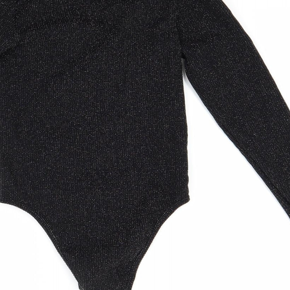 Primark Womens Black Henley Jumper Size XS