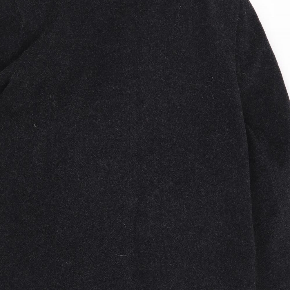 Klass Womens Black Overcoat Cape Size 14