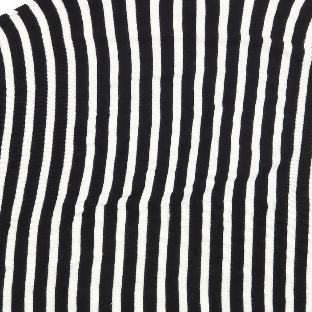 Atmosphere Womens Black Striped Pullover Jumper Size 14