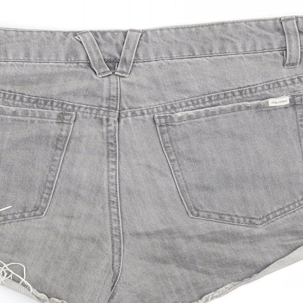 Preworn Womens Grey Cut-Off Shorts Size 28 in