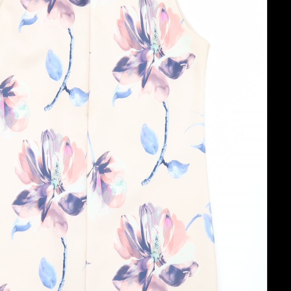 ASOS Womens Blue Floral Shirt Dress Size 14