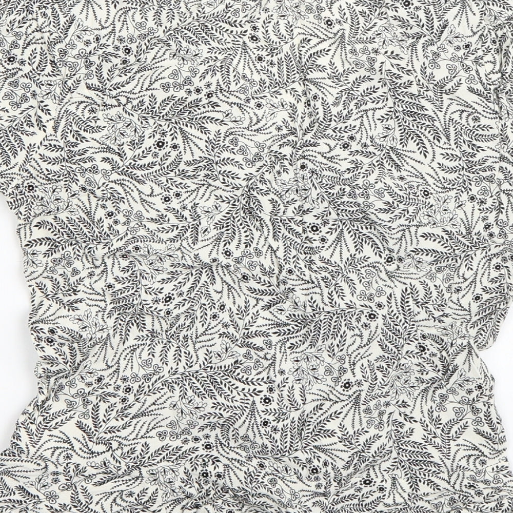 H&M Womens White Basic T-Shirt Size 6