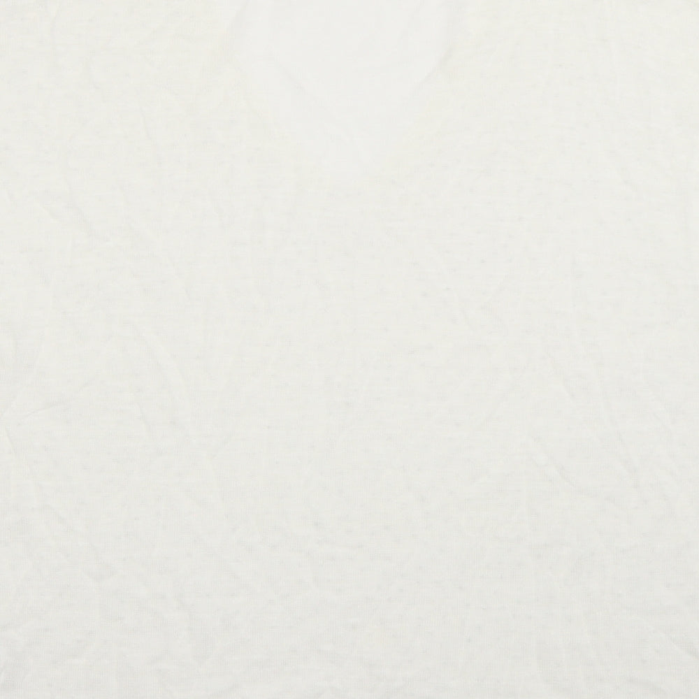 NEXT Womens White Basic T-Shirt Size 16