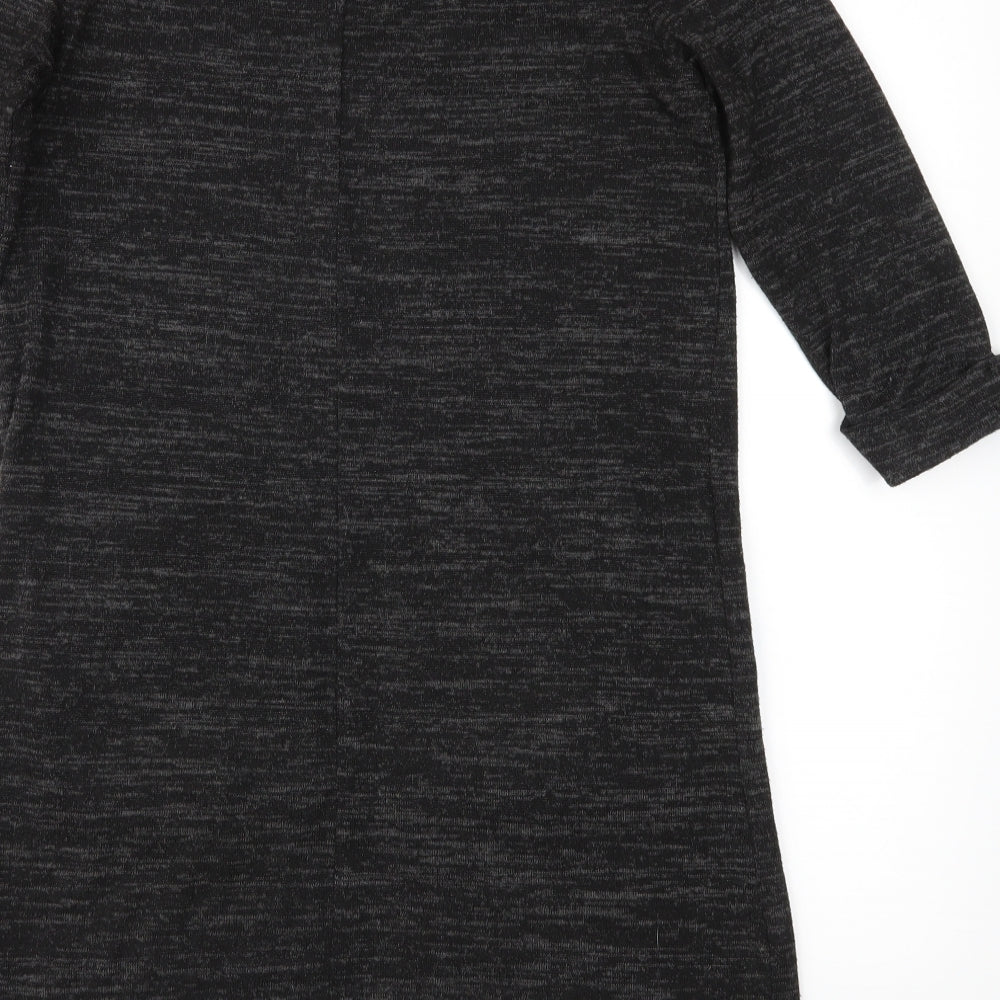 Atmosphere Womens Grey Jersey Tunic Blouse Size 8
