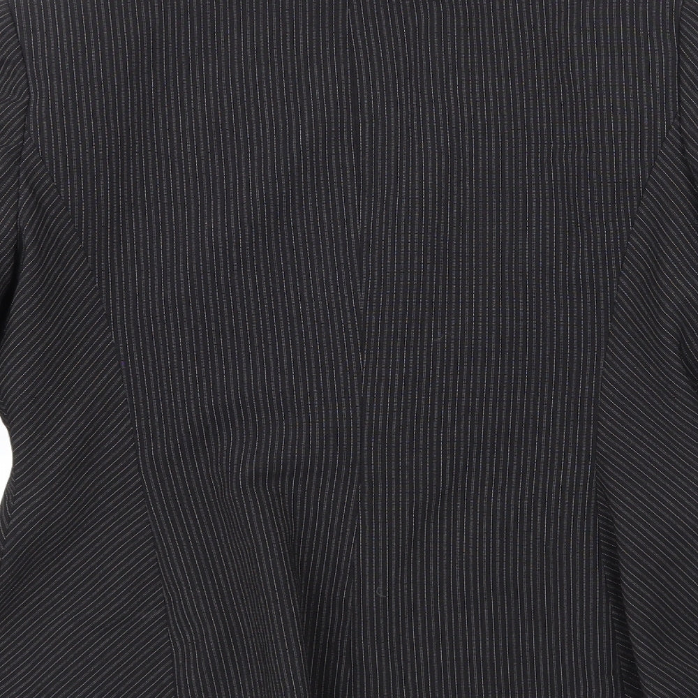 Dorothy Perkins Womens Black Striped Jacket Size 14