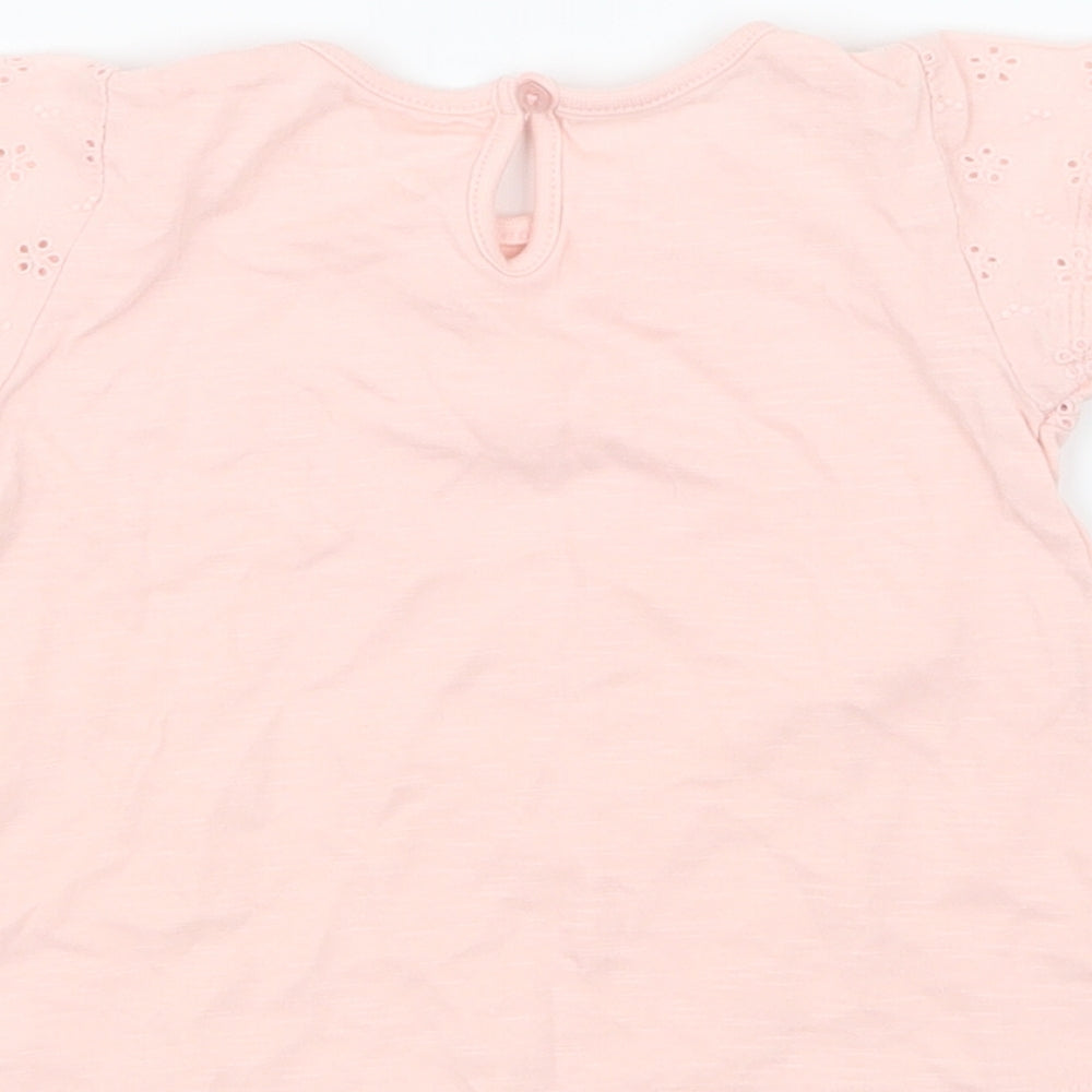Young Dimension Girls Pink Basic T-Shirt Size 9-12 Months