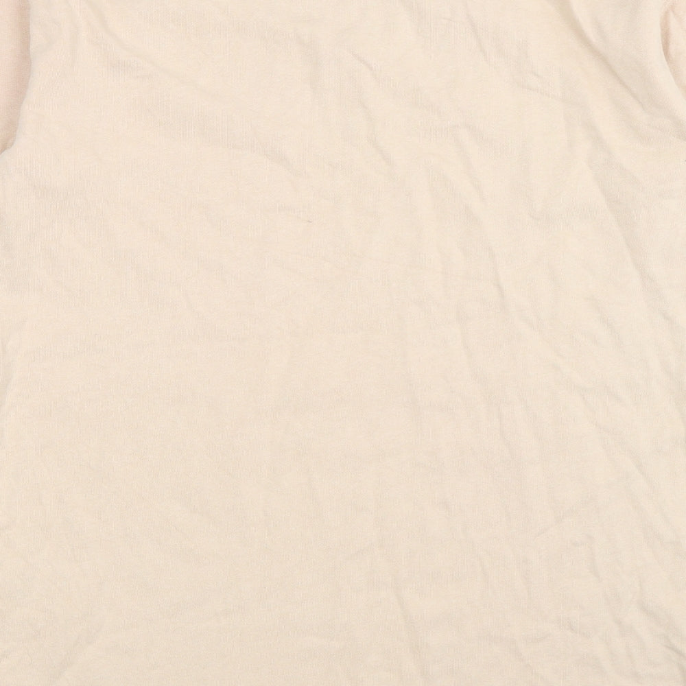Divided Womens Beige Pullover Sweatshirt Size S - Oversized