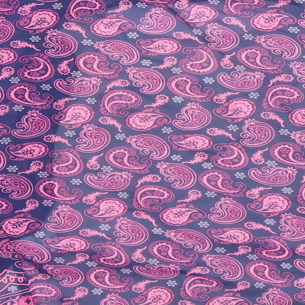 F&F Girls Purple Paisley Basic Blouse Size 6-7 Years