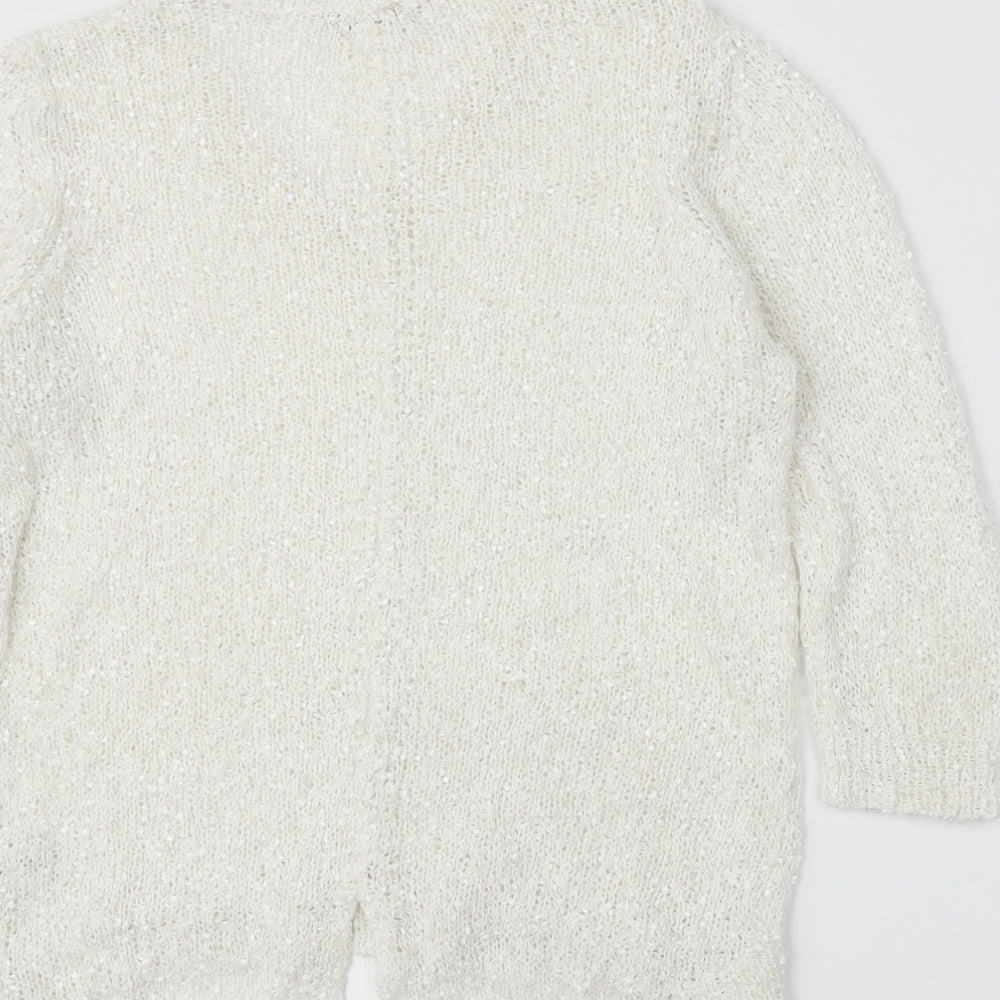 TU Womens White Pullover Jumper Size 14