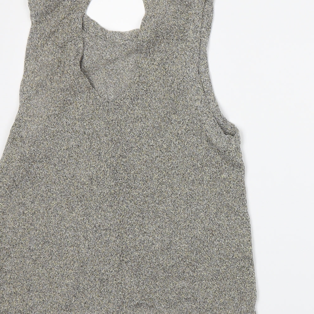 Atmosphere Womens Grey Basic Tank Size 6