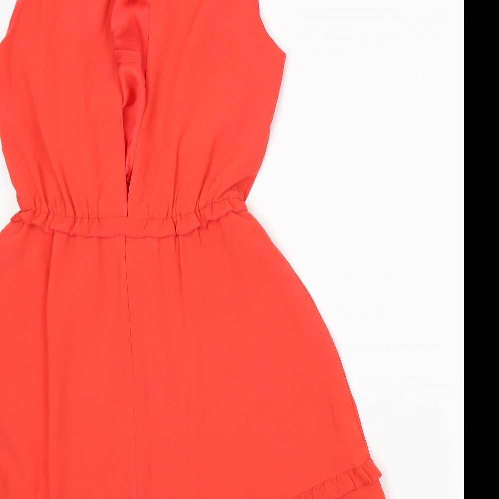 H&M Womens Orange A-Line Size 8