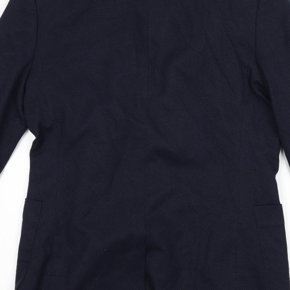 Topman Mens Blue Jacket Suit Jacket Size 34