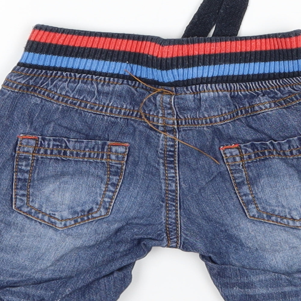 Boots Mini Club Boys Blue Denim Cropped Jeans Size 6-9 Months