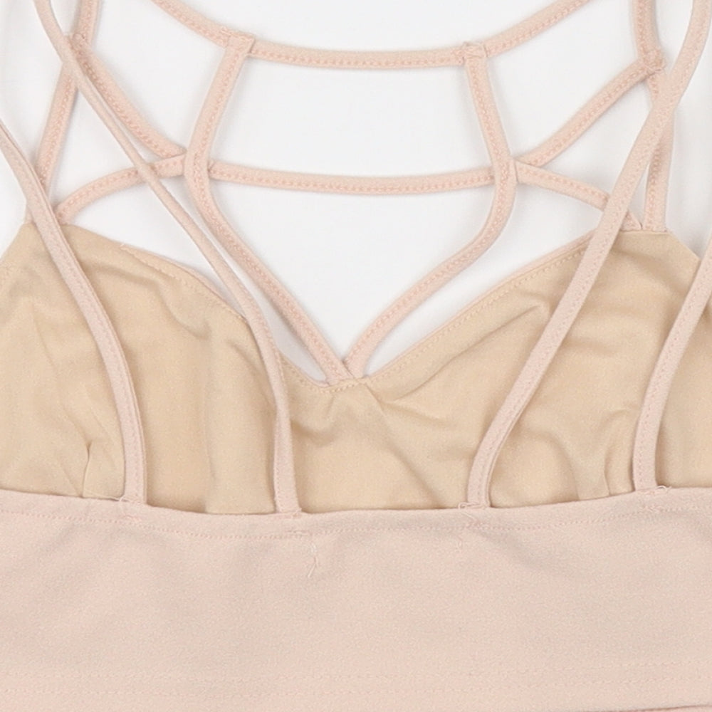 Vera & Lucy Womens Pink Cropped Tank Size M