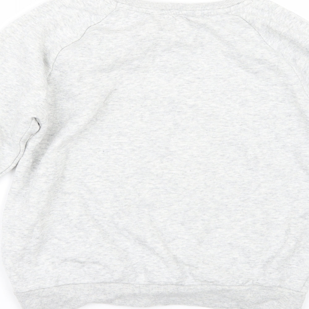 H&M Girls Grey Sweatshirt Size 11-12 Years