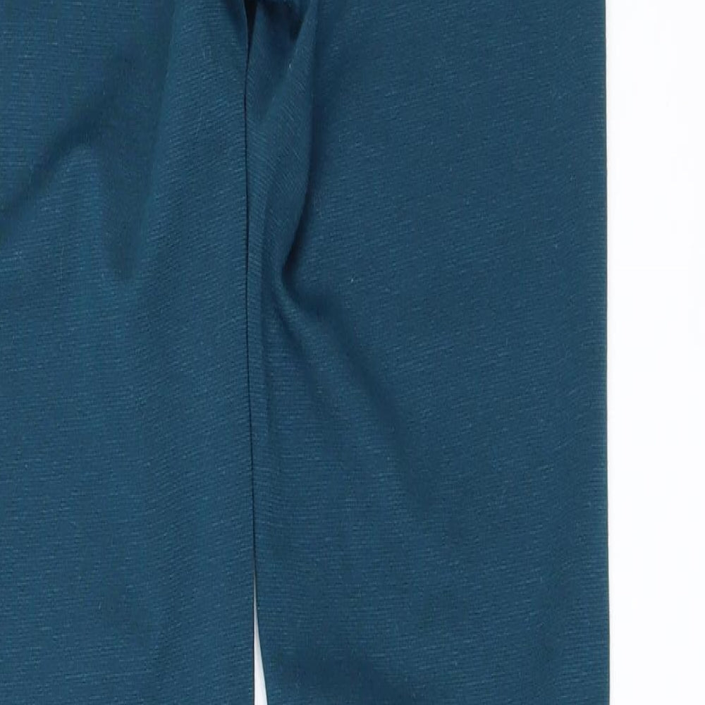 Denim & Co. Womens Blue Trousers Size 8 L31 in
