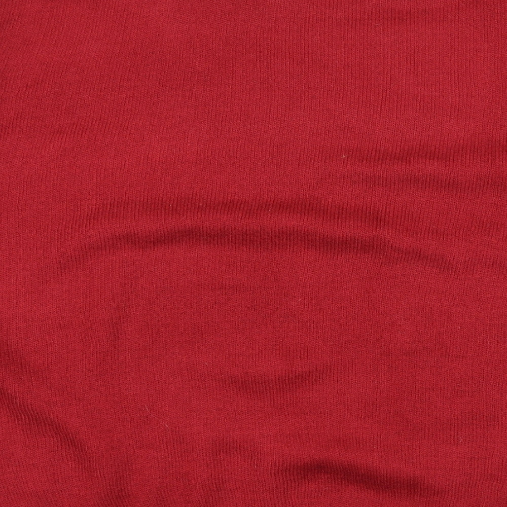 Classics Womens Red Knit Pullover Jumper Size XL